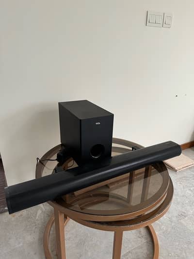 Sound Bar With Subwoofer Speaker
