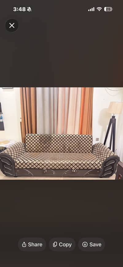 Covertible sofa bed condition good comfortable 2in 1
