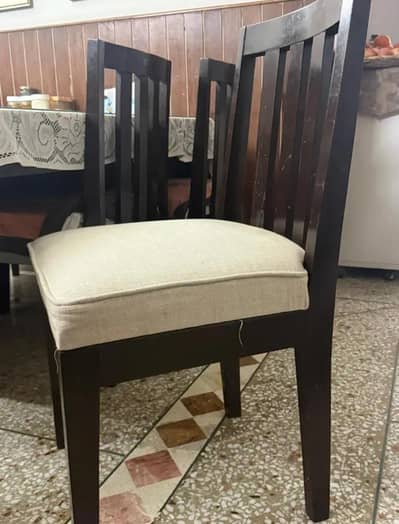 Pure wooden dining table set for sale