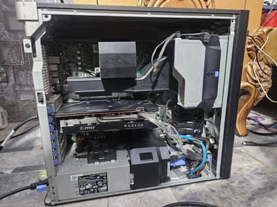 Gaming Pc Dell 5810 E5 1650 V3 Rx 6600 8gb msi(Minor Repaired) read ad