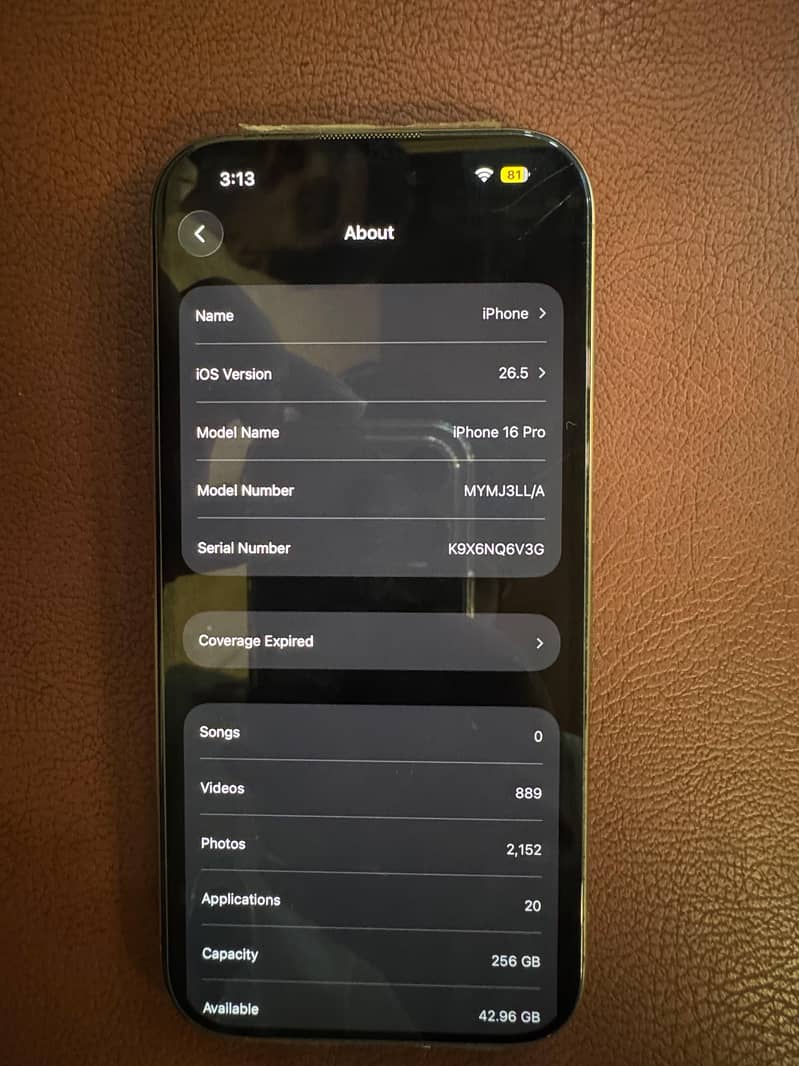 Apple iPhone 16 Pro 8