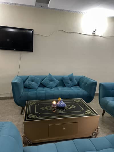 6 Seater Bubble Sofa Set with Centre Table | Modern Sofa Set | Lahore