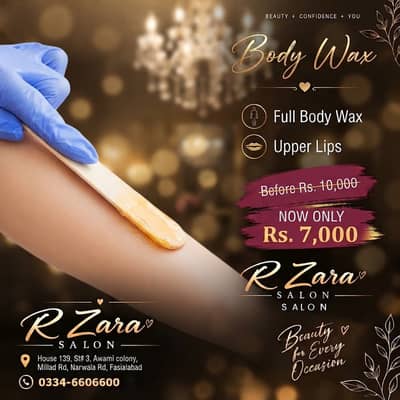  FULL BODY WAXING DEAL — NOW ONLY Rs. 7,000! 