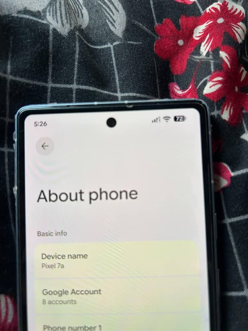 Google Pixel 7a 0
