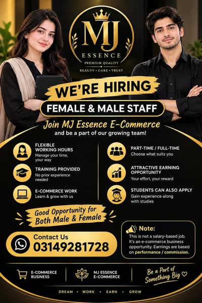 Required females and males