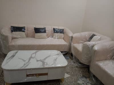 urgent sale luxury beige sofa set modern design