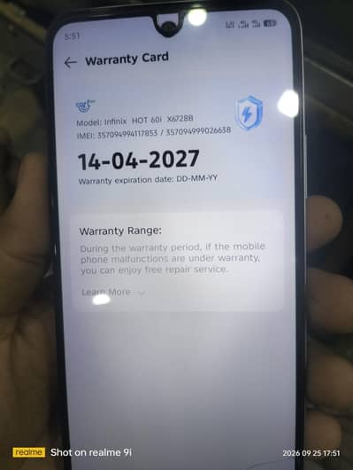 Infinix hot 60i
