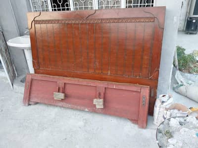 Wooden King Size Bed