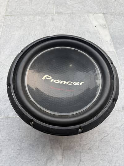 Pioneer woofer with double basetube