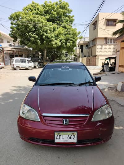 Honda Civic VTi Oriel Prosmatec 2002 model 100% original  no touch up