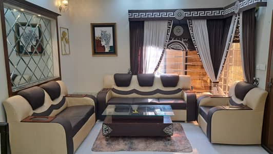 6 Seater Luxury Sofa Set + Center Table | Excellent Condition