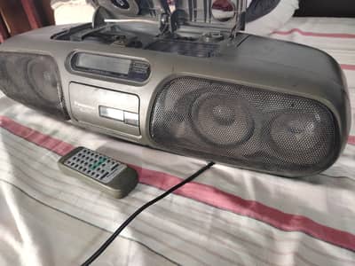 Panasonic Boombox cassette and CD player with MP3.