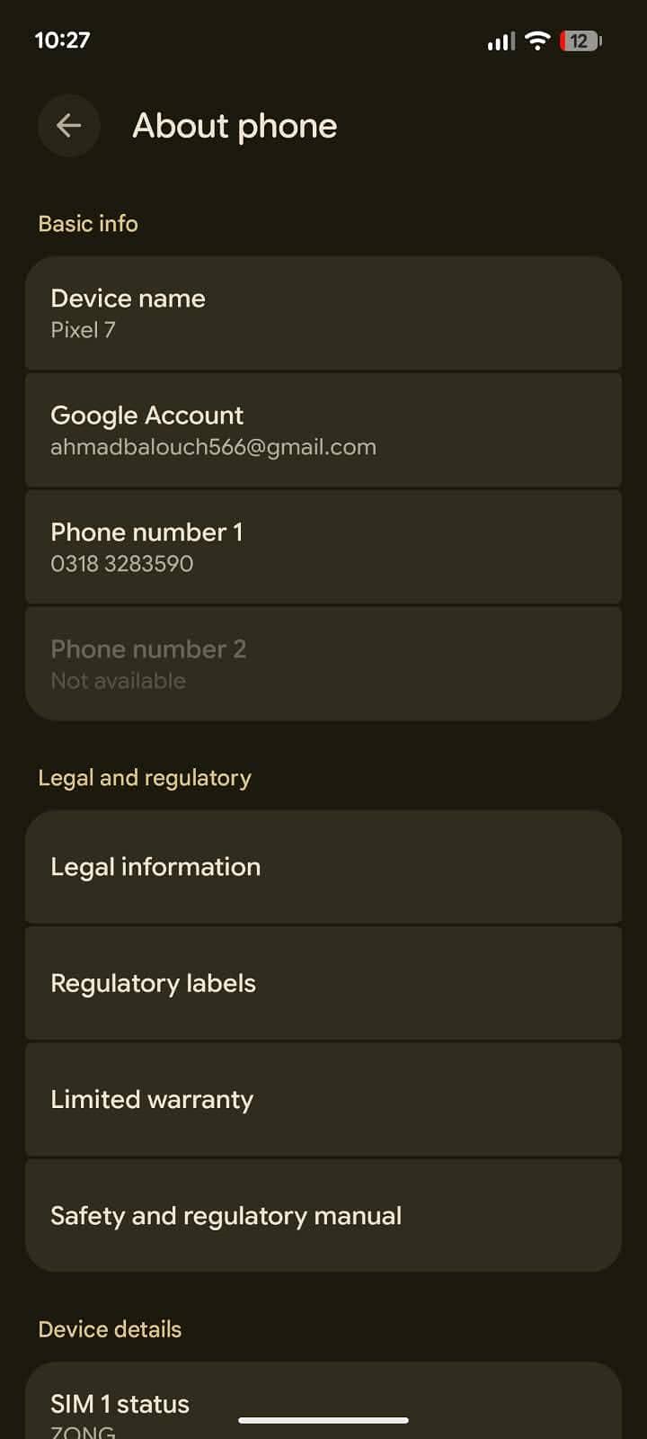 google pixel 7 6