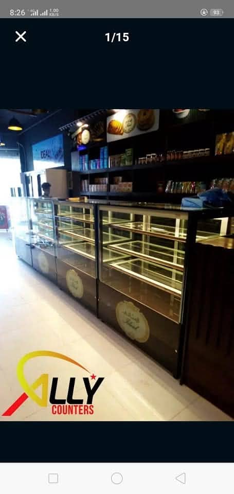 cake counters Bakery Show Case Display Counters 5