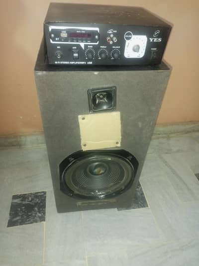 stereo Bluetooth amplifier with sub woofer