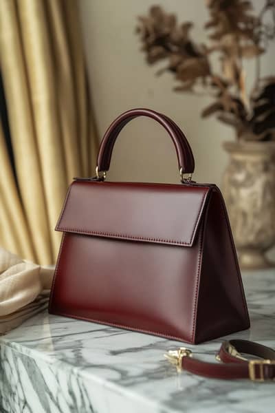 new branded bag in brown colour