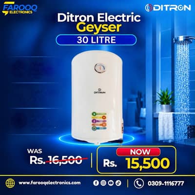 Ditron Electric Geyser 30 Litre – Brand New