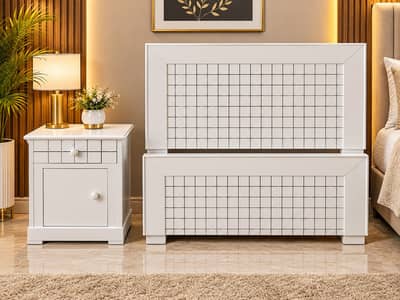 single bed/wooden single bed/dressing table/bed set/wooden bed