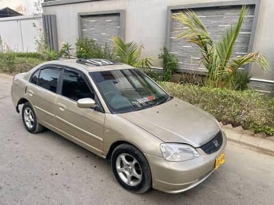Hond civic 2001 full option sun roof