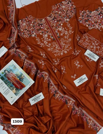 Embroidered Ladies 2 Piece Suit – Premium Collection