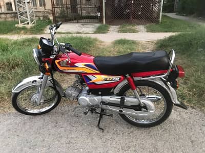 Honda CD 70 model 2025 total genuine