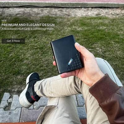 Men's Leather Trifold Wallet