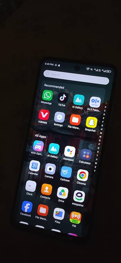 infnix smart8  saaaaf fone onehand use like new