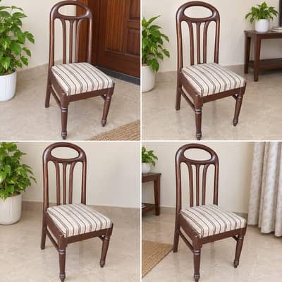 Royal wooden dinning table chairs set