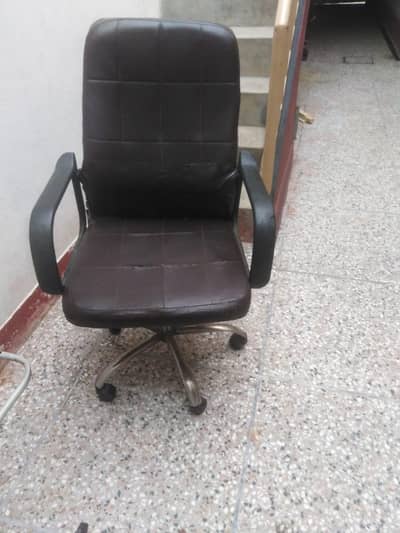 Revolving chair used
