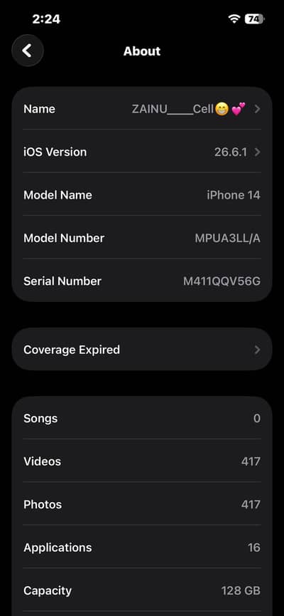 Apple iPhone 14