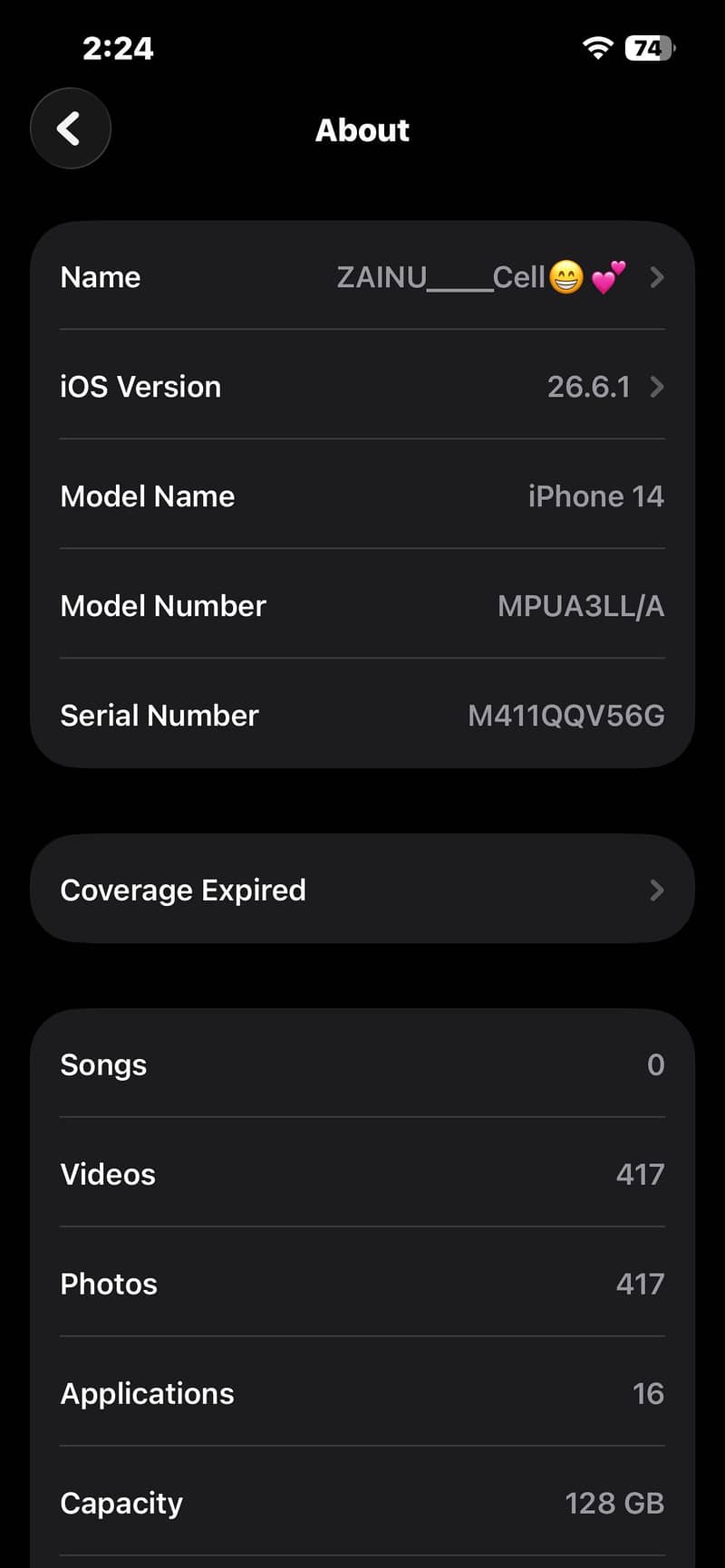 Apple iPhone 14 0