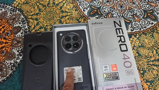 Infinix Zero 40 5g 12gb Ram just box open full warranty