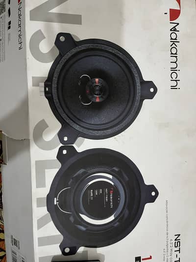 Door speakers and back speakers with amplifier and twitters