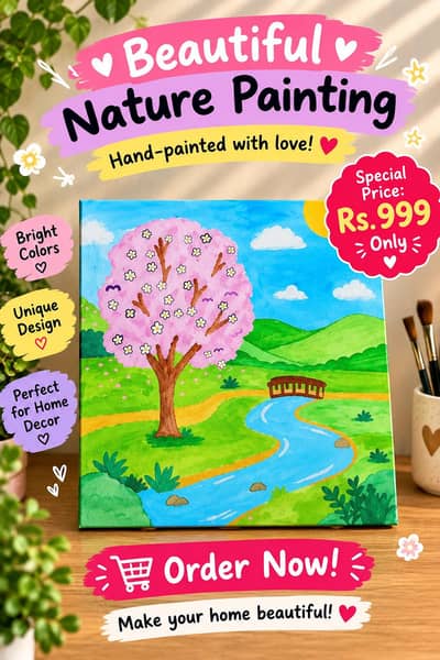 Beautiful canvas painting