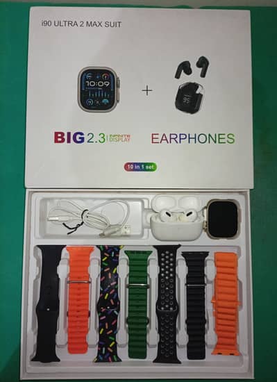 i90 Ultra 2 Max Suit 10 In 1 Smart Watch For Sale