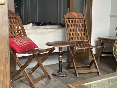 Handcrafted Wooden chairs