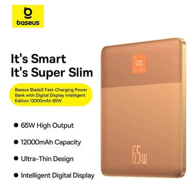 Baseus Blade2 Fast-Charging Power Bank with Digital Display