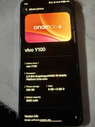 Vivo Y100 8+8 256