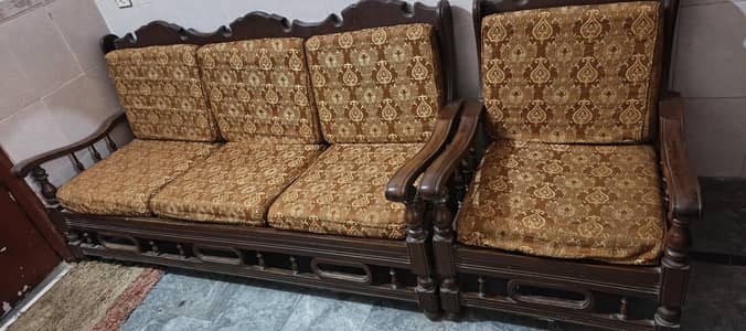 wooden Sofa set