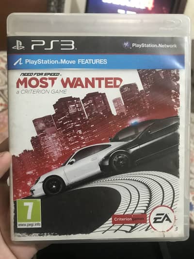 Need for speed Most Wanted PS3