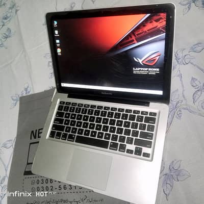Apple MacBook pro with window