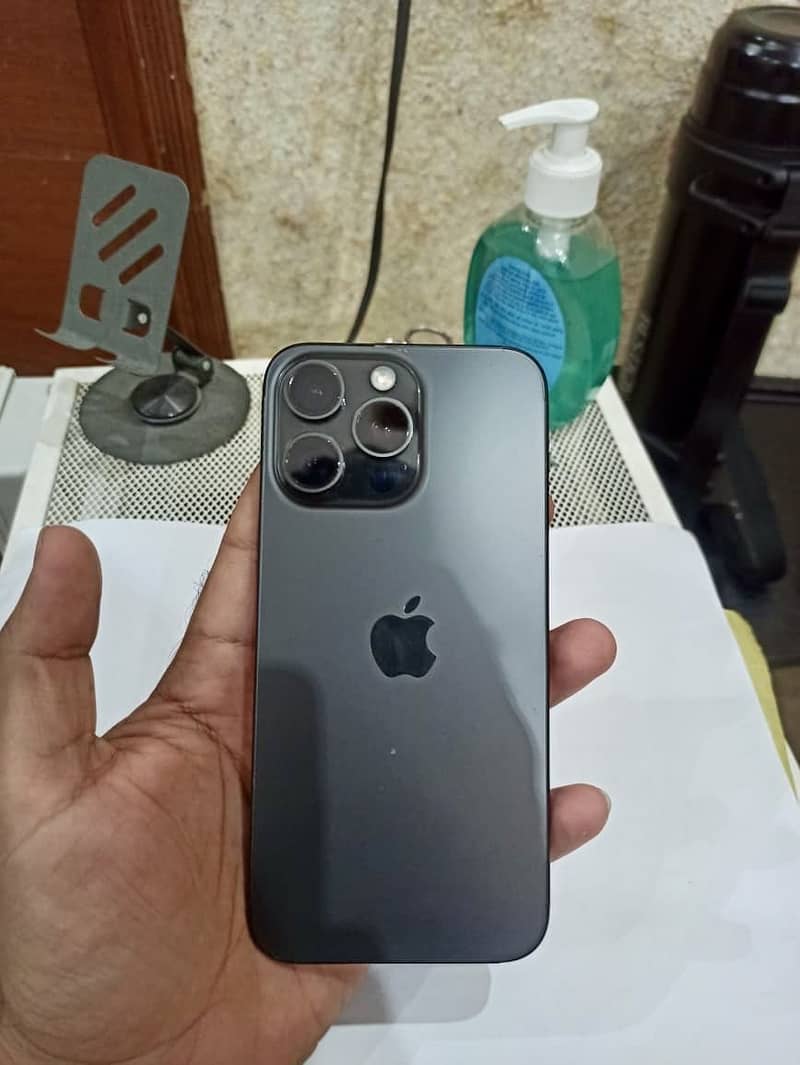 iPhone 15 Pro Max 256GB | Black | Non-PTA JV | 94% Battery | 100% Genu 5