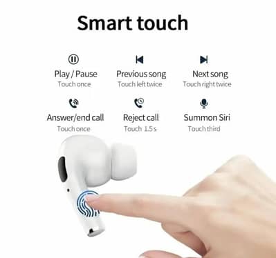 AirPods Pro 2 Style Wireless Earbuds Bluetooth 5.3 White