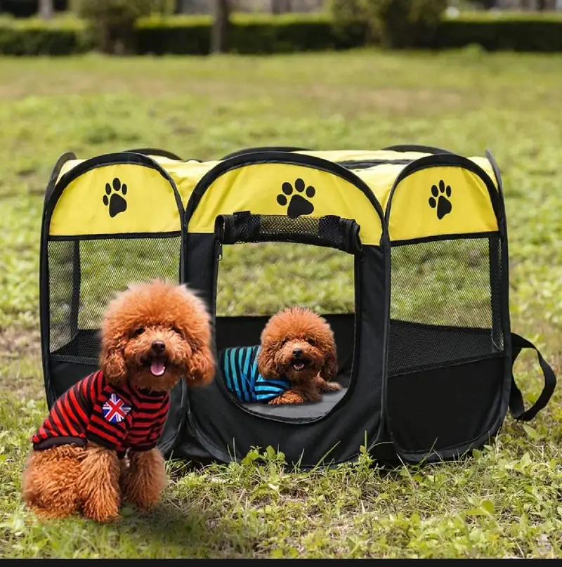 Dogs Imported Foldable Pet Playpen | Portable Tent for Dogs & Cats — photo 2
