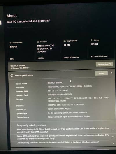 HP system