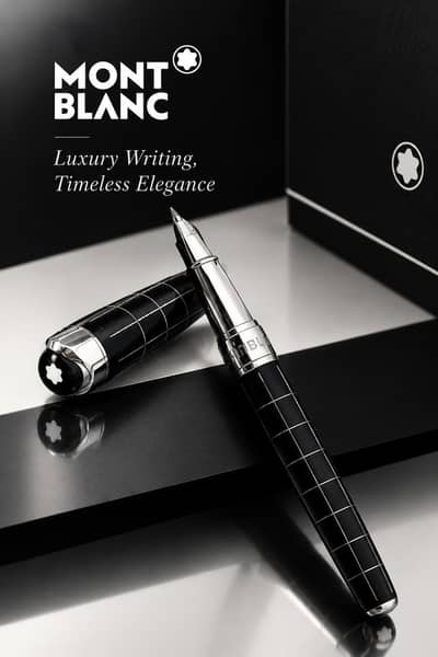 MontBlanc starwalker metal and rubber luxury pen.