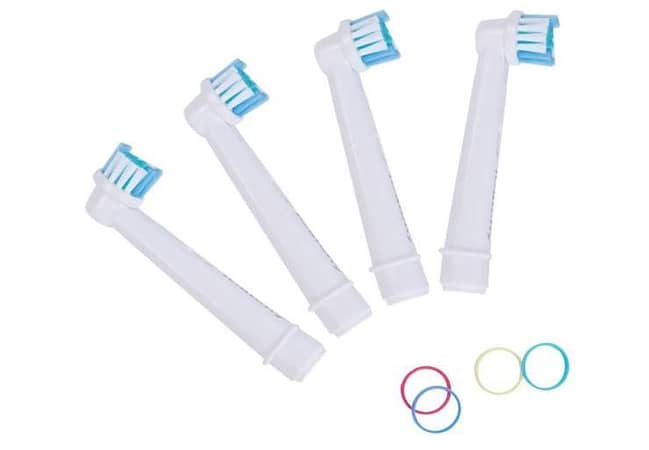 Compatible with Oral-B Precision Clean Toothbrush Heads Replacement Refills for Rechargeable Electric Toothbrush for Braun Oral B (Pack of 4)  r5793