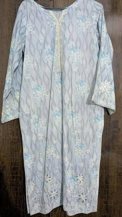 new loan embroidered dress
