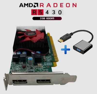 AMD Radeon R5 430 2GB GDDR5 – Brand New Unused Condition with Free Cab