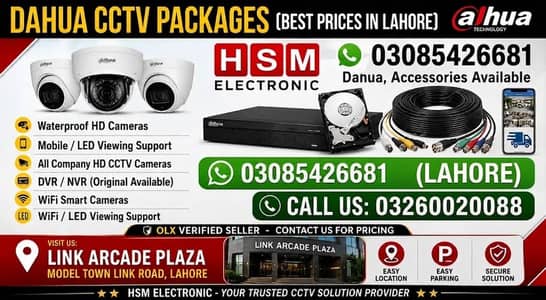 CCTV camera Product Accessories & Installation Service Dahua HD WiFi
